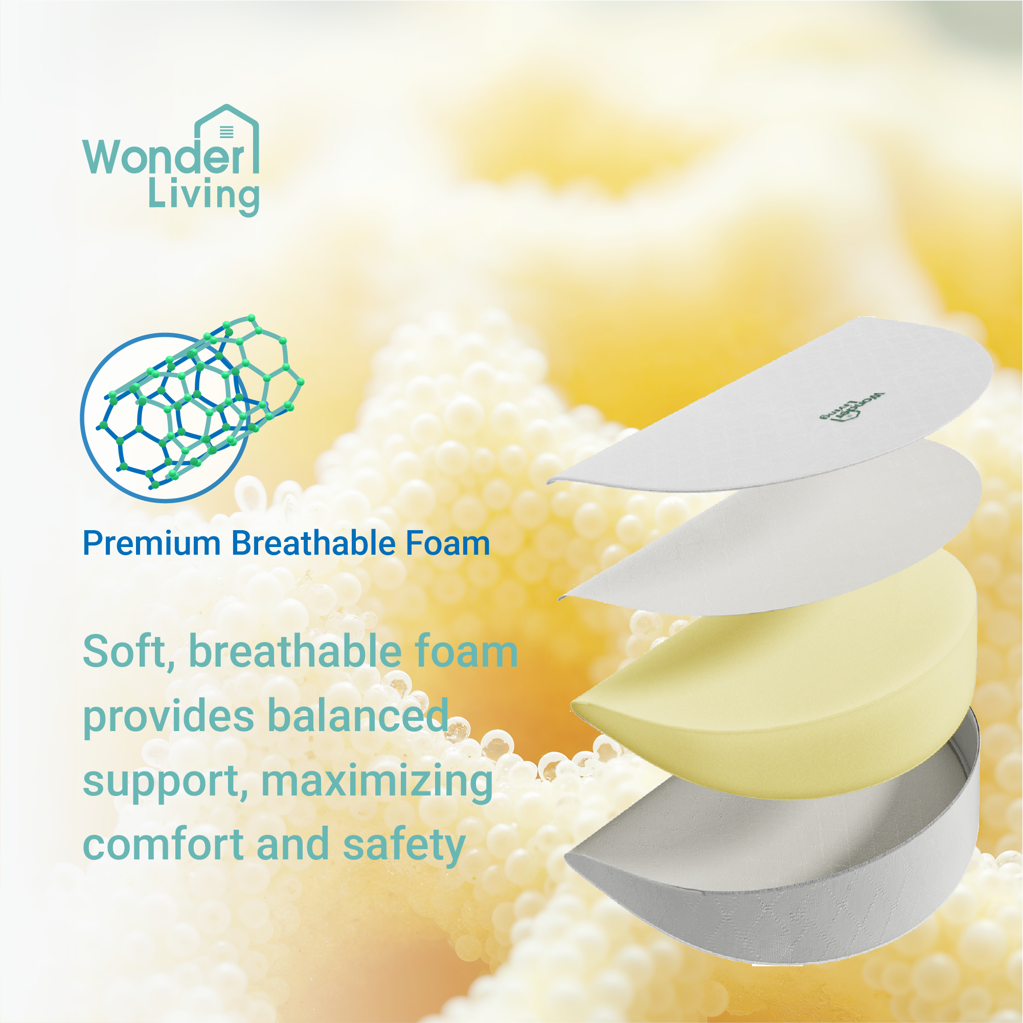 Wonderliving 15 Degree Wedge Pillow for Newborn  Waterproof and Removable Cover