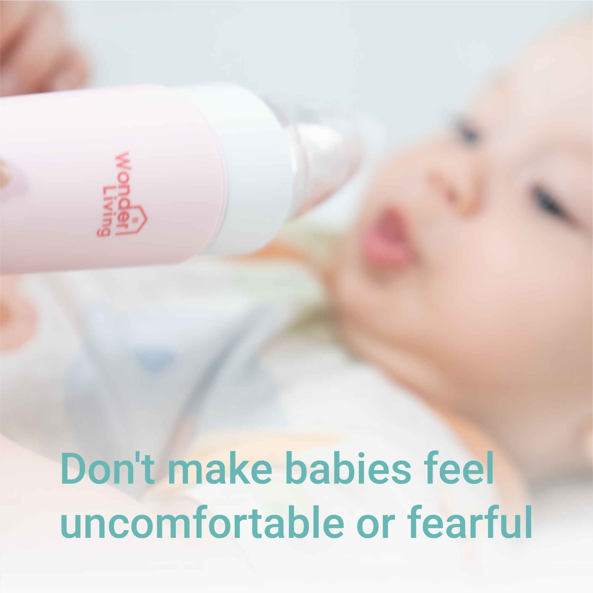 Wonderliving Electric Baby Nasal Aspirator with IPX6 Waterproof and Self-Cleaning