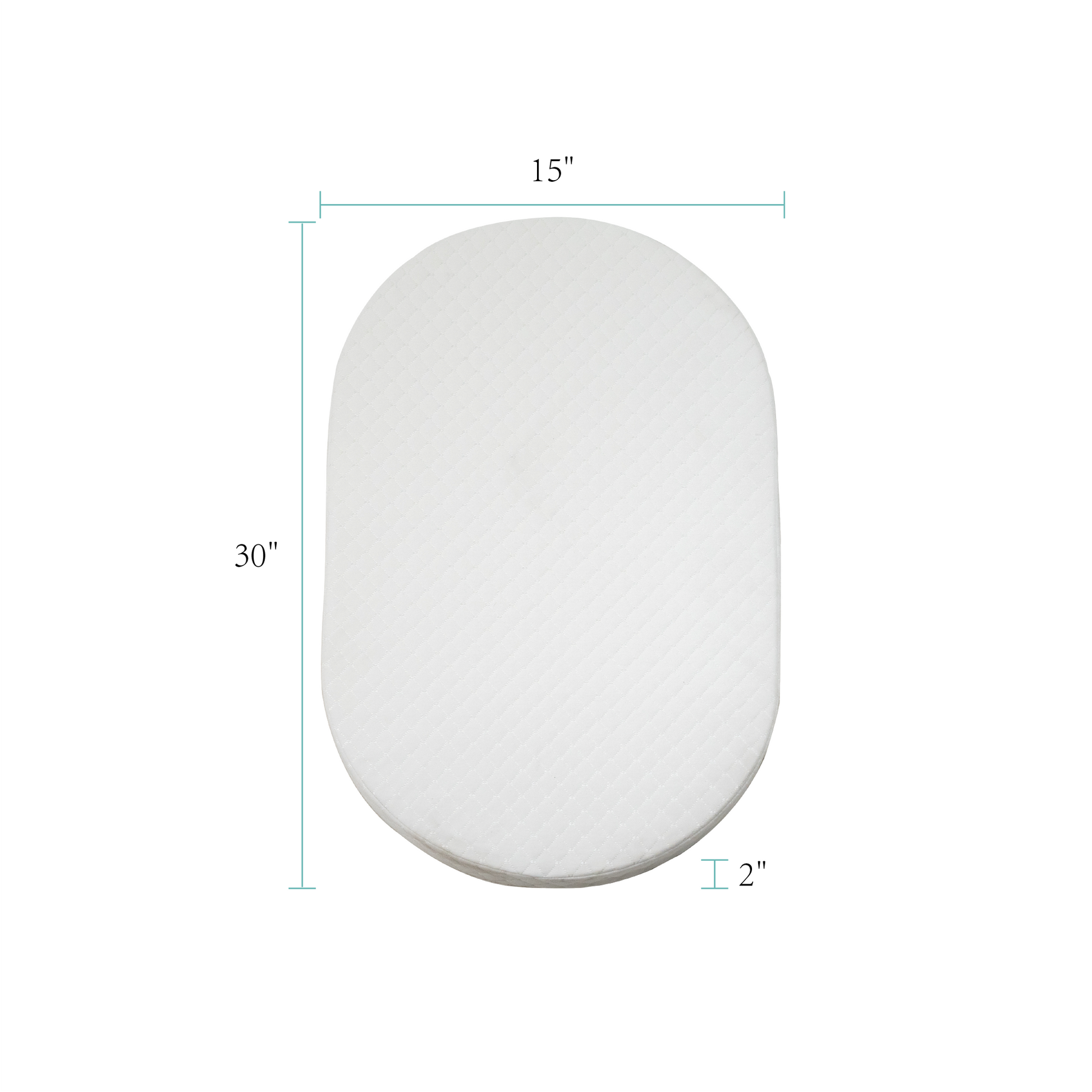Wonderliving Waterproof Bassinet Mattress, Compatible with Dream On Me/Fisher-Price&nbsp;