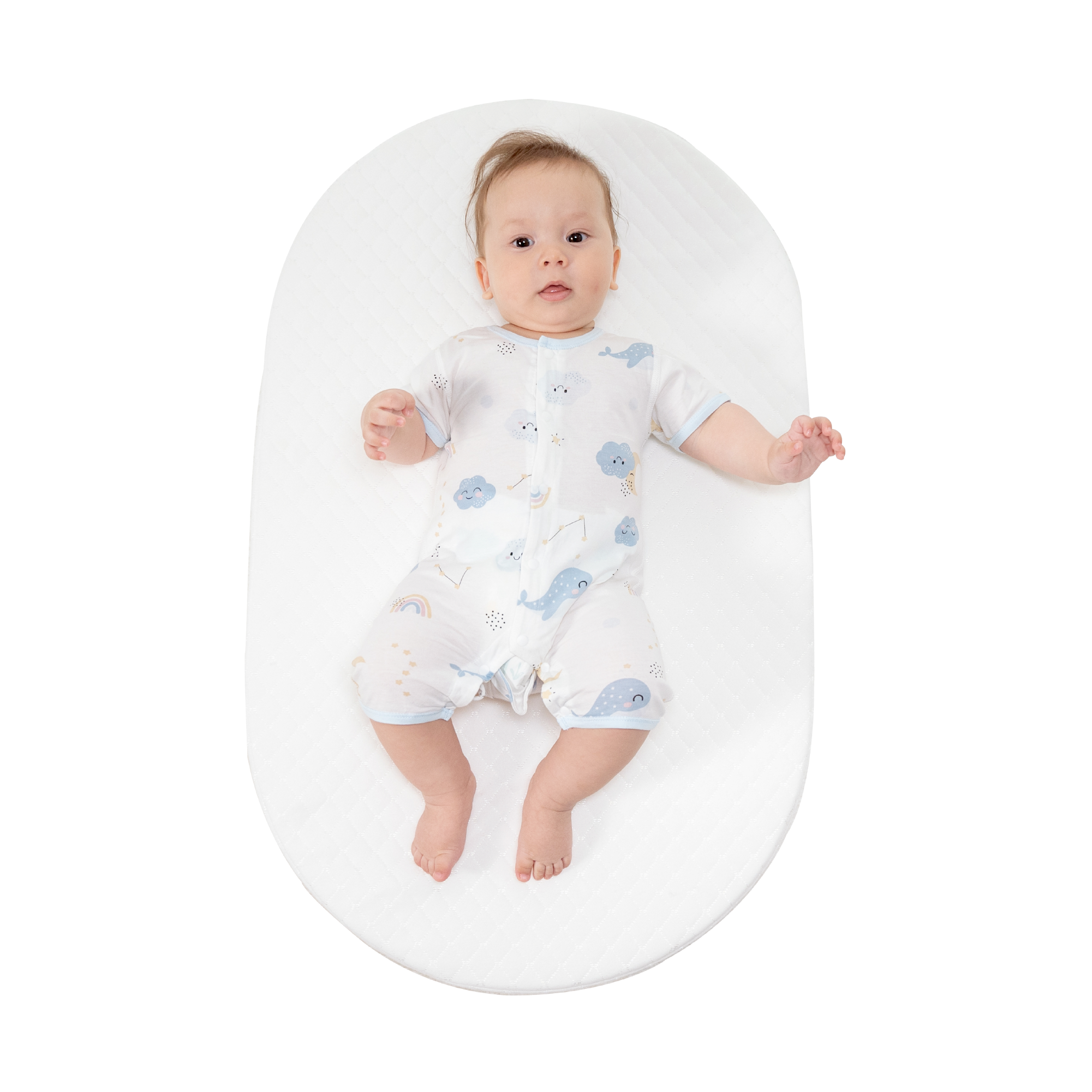 Wonderliving Waterproof Bassinet Mattress, Compatible with Dream On Me/Fisher-Price 